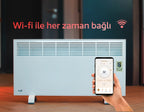 İvigo 2500 W konvektör ısıtıcı ayaklı beyaz