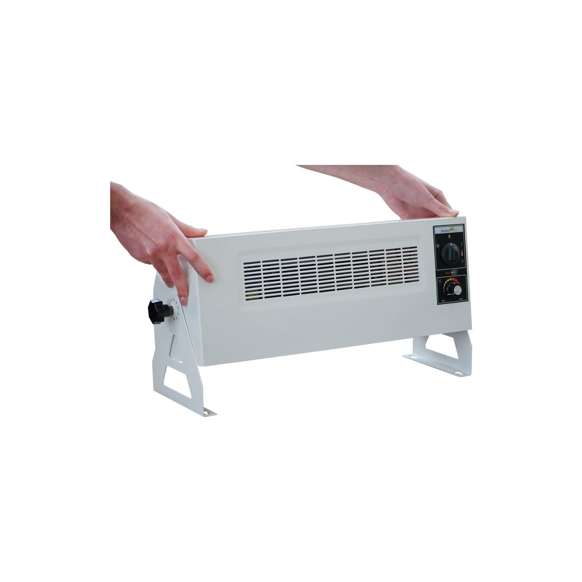 Heatbox 360 Fanlı Isıtıcı 1000/2000 W – 2 Kademeli, Krem