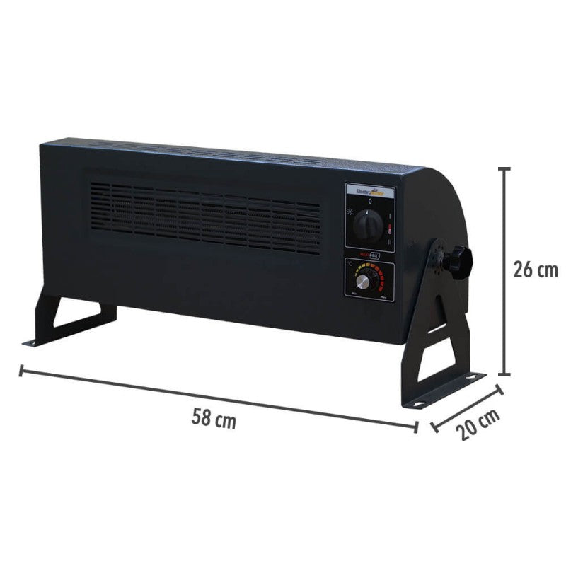 Heatbox 360 Fanlı Isıtıcı 1500/3000 W – Füme