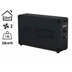 Heatbox Board Fanlı Isıtıcı 1500/3000 W – Füme