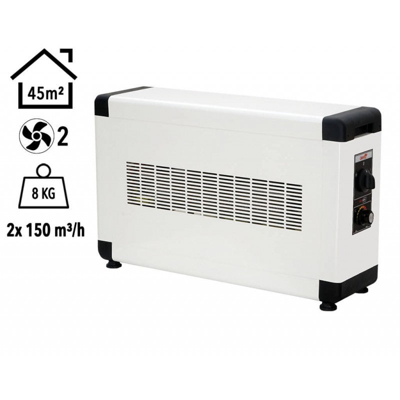 Heatbox Board Fanlı Isıtıcı 2000/4000 W – Krem