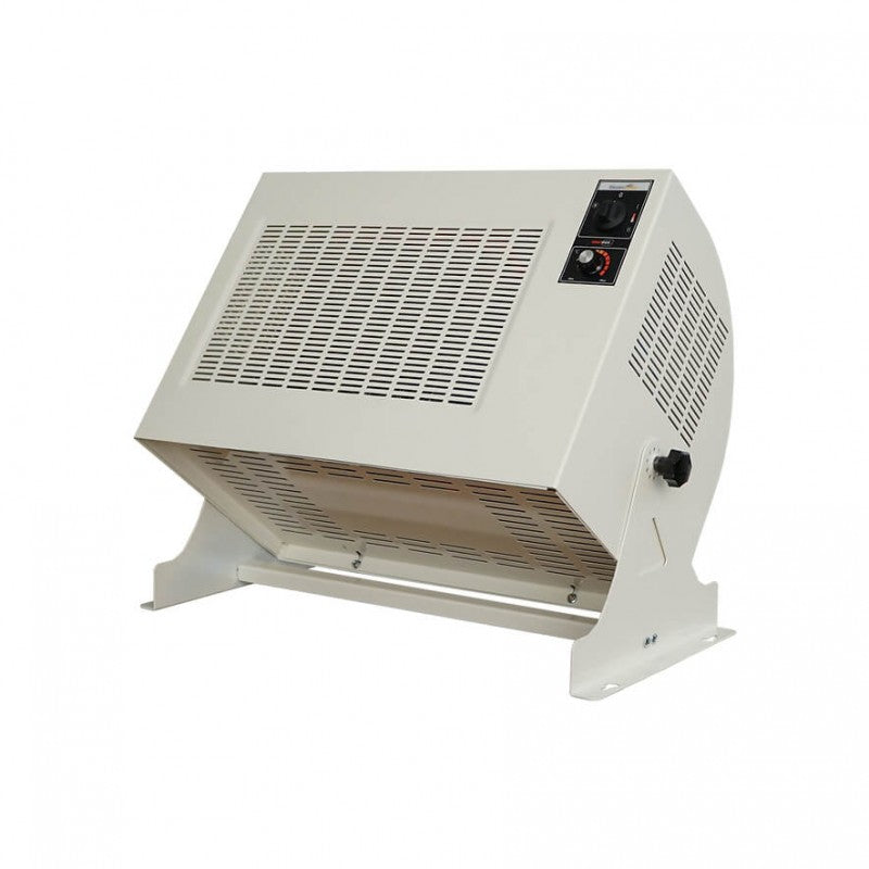 Heatbox Pro Endüstriyel Fanlı Isıtıcı 6000/12000 W – Trifaze, Krem