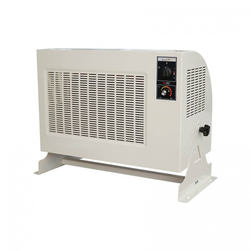 Heatbox Pro Endüstriyel Fanlı Isıtıcı 6000/12000 W – Trifaze, Krem