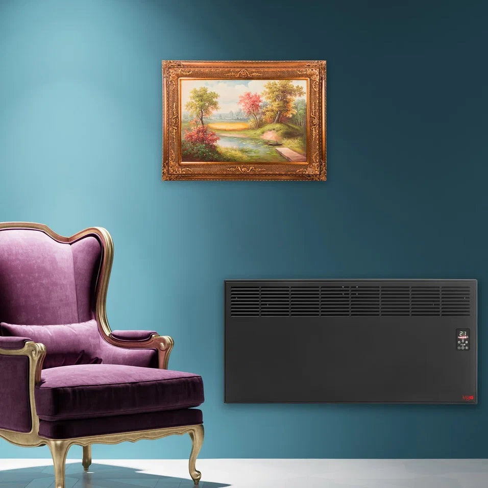İvigo EPK4590E25S 2500 W mat siyah dijital konvektör ısıtıcı
