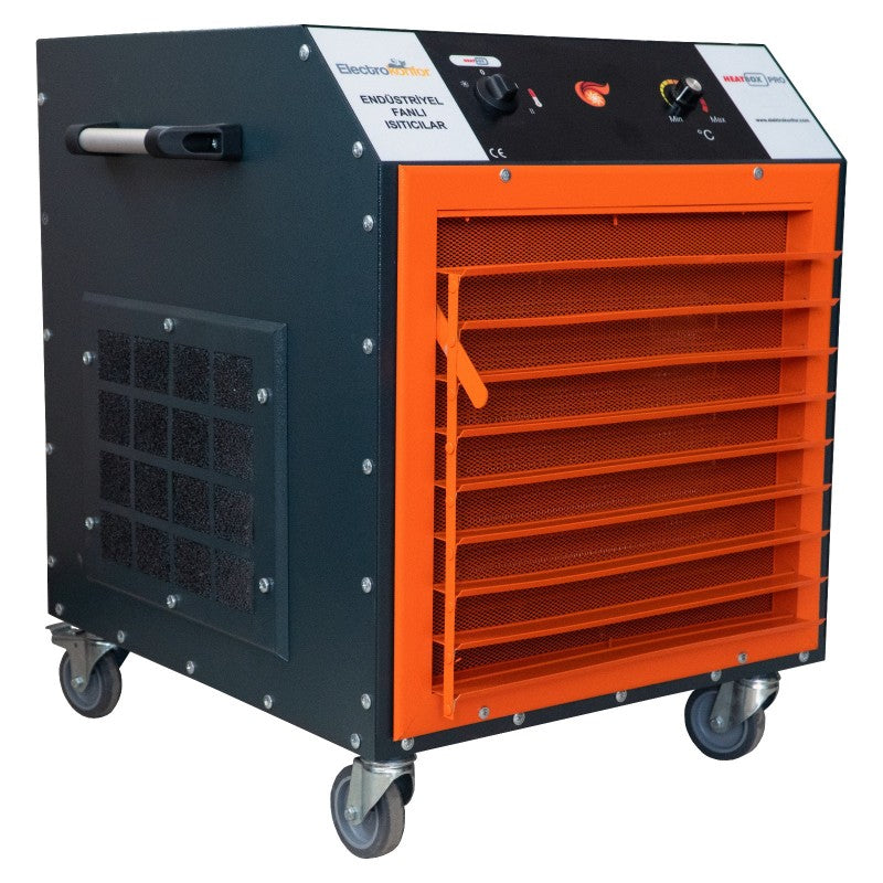 Heatbox Pro Endüstriyel Fanlı Isıtıcı 20000/40000 W – Trifaze, Füme