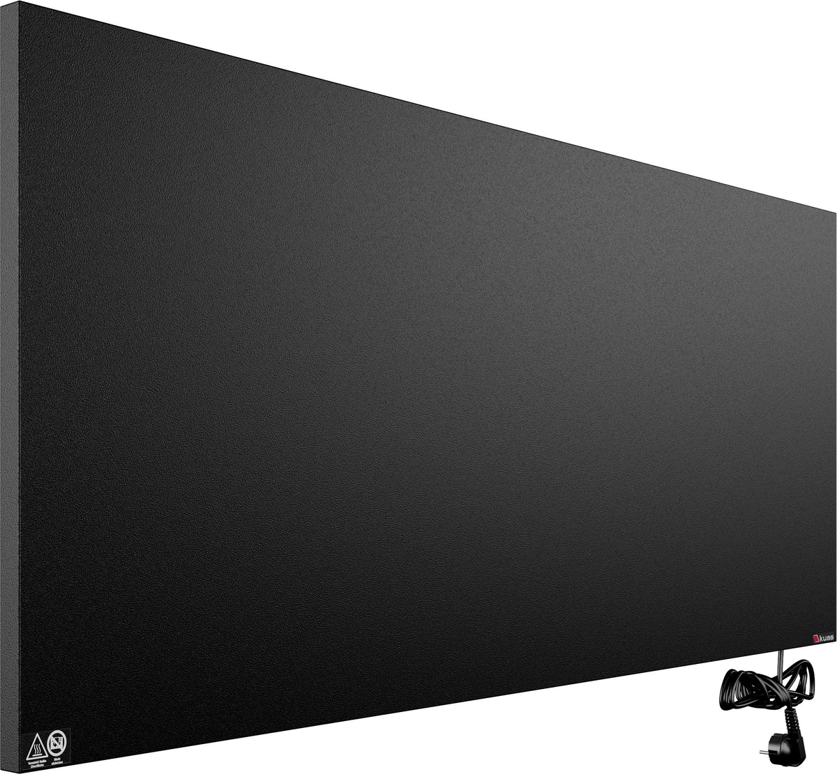 Kuas ISP HP Yoga 1600 W Siyah Infrared Panel Isıtıcı (1400x600x25 mm)